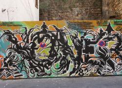 Rue Diderot : Tag mural