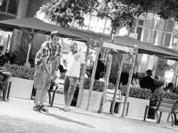 Jeu de boules, place Général Brosset