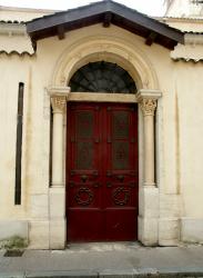 La Basilique Saint-Martin d'Ainay, portail façade nord
