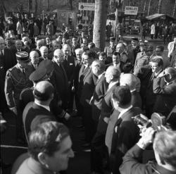 Inauguration de la Foire de Lyon par Charles de Gaulle