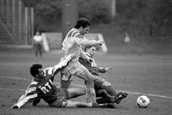 [Football : AS Duchère - Rodez (1-0)]