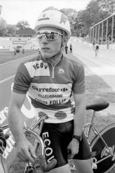 [Championnats du monde de cyclisme sur piste (1989). Entraînement sur la piste du vélodrome Tête-d'Or]