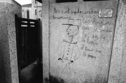 ["Les coboy de Corbas" (sic), graffiti]