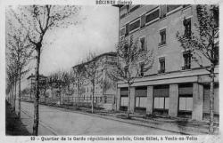 Décine (Isère). - Quartier de la Garde républicaine mobile, Cité Gillet, à Vaulx-en-Velin