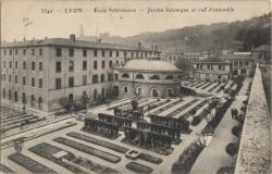 Lyon. - Ecole vétérinaire. - Jardin botanique et vue d'ensemble