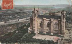 Lyon. - L'Eglise de Fourvière. - Vue de la Tour métallique