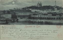 Le Côteau de Fourvière. - Souvenir de Lyon