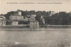 St-Rambert - l'Ile-Barbe (Rhône). - Coteau de Cuire et quai Clémenceau