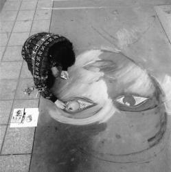 [Octobre des arts (1987). 1er Festival de peinture de trottoir]