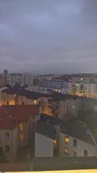 Les toits de Lyon vu de nuit