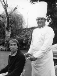 [Jacques Laffite et Patrick Tambay chez Paul Bocuse]