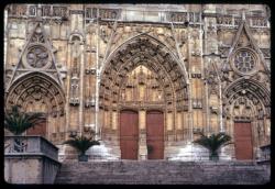 [Détail du portail cathédrale Saint-Maurice, Vienne]