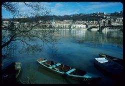 [La Saône en crue, Trévoux]