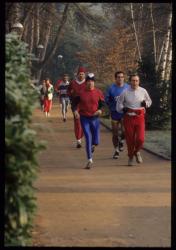 [Parc de la Tête-d'Or : les joggeurs]