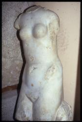 [Sculpture romaine buste au musée lapidaire, Aix-les-Bains]