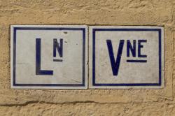 Frontière entre les communes de Lyon et Villeurbanne