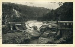 Bellegarde (Ain). - Les barrages et la perte du Rhône