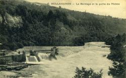 Bellegarde. - Le Barrage et la Perte du Rhône