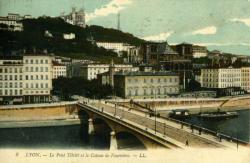 Lyon. - Le Pont Tilsitt et le Coteau de Fourvière