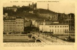 Lyon. - Pont Tilsitt, l'Avenue de la Bibliothèque