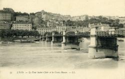 Lyon. - Le Pont Saint-Clair et la Croix-Rousse