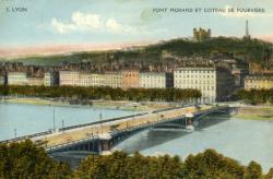 Lyon. - Pont Morand et coteau de Fourvière