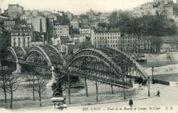 Lyon. - Pont de la Boucle et Coteau St-Clair