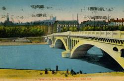 Lyon. - Le Pont Wilson, inauguré le 14 juillet 1918