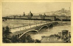 Pont Wilson. - Lyon. - 14 Juillet 1918