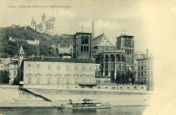 Lyon. - Eglise de Fourvière et l'Eglise de Saint-Jean