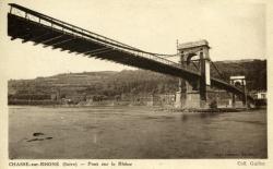 Chasse-sur-Rhône (Isère). - Pont sur le Rhône