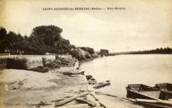 Saint-Georges-de-Reneins (Rhône). - Port-Rivière