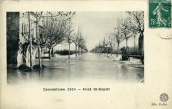 Inondations 1910. - Pont-St-Esprit