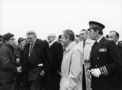 [Voyage de Pierre Mauroy dans la région Rhône-Alpes]