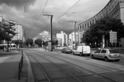 Place Charles-Hernu à Villeurbanne