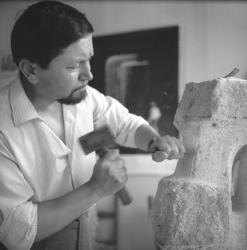 Atelier d'Ivan Avoscan, sculpteur lyonnais