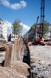 [Chantier de la ligne A du métro de l'agglomération lyonnaise]