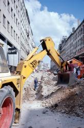 [Chantier de la ligne A du métro de l'agglomération lyonnaise]