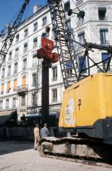 [Chantier de la ligne A du métro de l'agglomération lyonnaise]