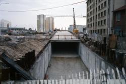 [Chantier de la ligne A du métro de l'agglomération lyonnaise]