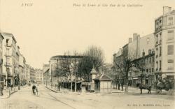 Lyon. - Place St-Louis et Gde Rue de la Guillotière