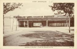 Lyon artistique. - Avenue J.-Jaurès ; Pont du chemin de fer