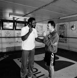 [Boxe. Entrainement de Fabrice Tiozzo]