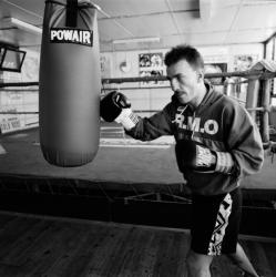 [Boxe. Entrainement de Fabrice Tiozzo]