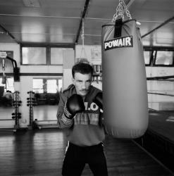 [Boxe. Entrainement de Fabrice Tiozzo]