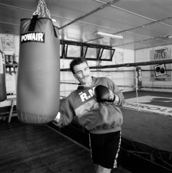 [Boxe. Entrainement de Fabrice Tiozzo]