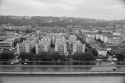 [Lyon vu du ciel. Vue aérienne, juin 1984]