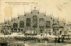 Exposition internationale de Lyon, 1914. - Jardin d'Horticulture. - Grand Hall