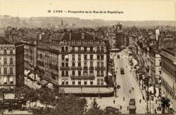 Lyon. - Perspective de la rue de la République