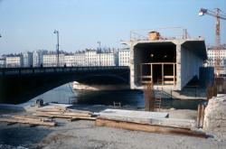 [Construction du nouveau pont Morand sur le Rhône]